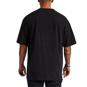 Customized Vintage Men's Oversized Acid Wash T-Shirt Quick Dry High Quality 100% Cotton with High <b>Weight</b> T-shirt - Product Image 4