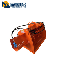 Bétonnière hydraulique sur mesure Yuezhuo pour excavatrice, capacité de 3000 kg, haute efficacité, garantie 1 an, testée