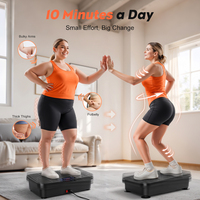 Plaque vibrante de fitness pour tonification musculaire et musculation, machine de massage à usage domestique, unisexe, avec musique sans fil de qualité supérieure – Nouveauté incroyable