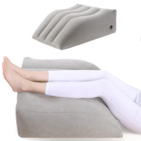 Vente en gros d'oreillers d'élévation de jambe multifonctions personnalisés Mart Oreillers de jambe gonflables pour gonfler Oreiller compensé portable
