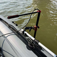 Support de fixation Yak Outdoors en aluminium durable pour transducteur LiveScope, 50/110 cm, avec rotule de 1,5 pouce, pour kayak, bateau, détecteur de poissons