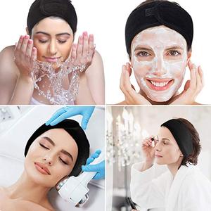 Occultant OEM ODM — bandeau élastique ajustable pour femmes, marque privée, élastique, lavage du visage, maquillage, <span class=keywords><strong>spa</strong></span>, extensible, doux, avec LOGO gaming - Product Image 5