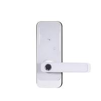 Cerradura Inteligente Eléctrica de Madera para Puerta con Huella Digital, Seguridad, WiFi, App Tuya y Nube, para Hogar/Habitación, con Soporte de Exhibición Gratuito