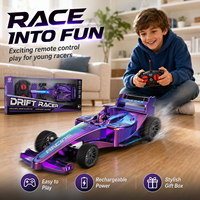 Coche de Carreras RC de Derrape Estilo Fórmula 4CH Recargable al por Mayor con Carrocería Iridiscente para Niños