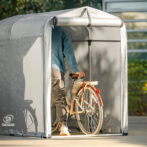 Abri d'auto extérieur abri portable abri de stockage moto jardin patio pelouse auvent vélo tente - Product Image 2