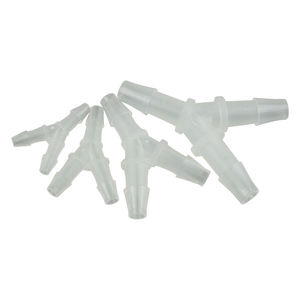 Пневматические фитинги тройник соединитель прозрачный Y-образный шланг соединитель трахеальной силиконовой трубки PP материал Пневматический разъем - Product Image 1