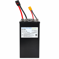 Batterie au lithium personnalisée 60V 40Ah 300A 16S10P avec boîtier métallique pour vélo électrique tout-terrain, aventures et loisirs en plein air
