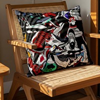 Housse de coussin Streetwear Sneaker Art GOT' EM, décoration intérieure, collage de chaussures urbaines, en coton et lin, pour Sneakerheads