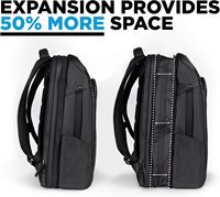 Sac à dos pour ordinateur portable extensible et antivol pour l'extérieur Sac pour étudiant Sac de voyage à main Sac à dos étanche pour ordinateur portable pour hommes d'affaires
