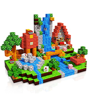 100 pièces en plastique bloc magnétique carreaux enfants construction Cube jeu jouets carreaux magnétiques pour garçons filles noël anniversaire idée cadeau