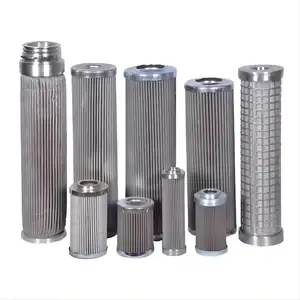 OEM Hydraulic Stainless Steel Wedge Wire Mesh Screen Filter Element, Hydraulic Water Treatment Cylinder, Filtering Tube