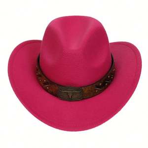 CxyFactory Vente en gros de chapeaux de cowboy Bangora économiques, imperméables, en grandes quantités, chapeaux de paille pour l'été, les occasions décontractées et les voyages - Product Image 6