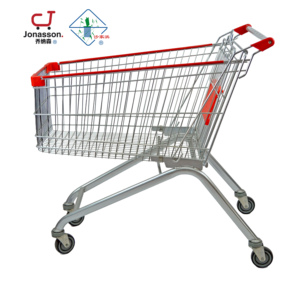 Carrito de compras de <span class=keywords><strong>metal</strong></span> a buen precio, carrito de compras de tamaño personalizado de supermercado popular, de venta al por mayor - Product Image 1