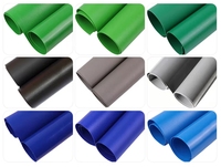 Rouleau de bâche en PVC imperméable 1000D 610GSM, tissu vinyle pour auvent de voiture, camion, tente, couverture extérieure