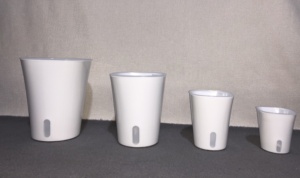 9.5*11.5cm <span class=keywords><strong>Pot</strong></span> de <span class=keywords><strong>plante</strong></span> en plastique visible écologique Pots d'arrosage automatique pour plantes d'intérieur avec <span class=keywords><strong>pot</strong></span> intérieur transparent - Product Image 6