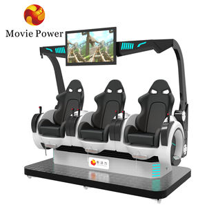 Lustiges VR-Kino Virtuelle Realität Gaming 9D VR-Spielautomat 3-Sitzer VR-Bewegungssimulator-Ausrüstung - Product Image 2