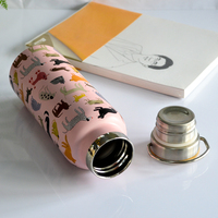 Tasse de voyage en acier inoxydable 304 personnalisée pour gobelet cadeau tasses thermos pour enfants fiole à vide bouteilles d'eau thermos isolées