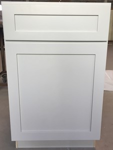 Gabinetes de cocina con coctelera blanca de estilo moderno Material de carcasa de madera contrachapada de diseñadores de interiores de Vietnam para grifo de fregadero de apartamento de centro comercial - Product Image 3