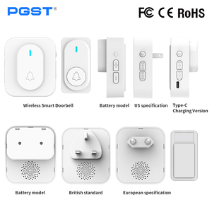 <span class=keywords><strong>Sonnette</strong></span> de porte intelligente sans fil RF433 avec fonction audio et anti-vol pour hôtels et familles, vente en gros d'usine PGST - Product Image 5