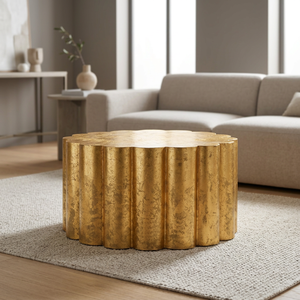 OEM Customize S.A.F Exports Contemporary <b>Gold</b> Brass Finish Coffee <b>Table</b> in Metal Modern Decorative Living Room Furniture - Product Image 3