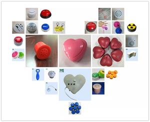 Mini ghi âm giọng nói <span class=keywords><strong>push</strong></span> <span class=keywords><strong>button</strong></span> 10 20 30 giây Heart Round Shape đồ chơi sang trọng âm thanh mô-đun âm thanh hộp cho động vật đồ chơi - Product Image 5
