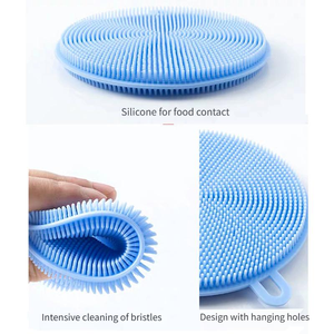 <span class=keywords><strong>Brosse</strong></span> à cheveux et à shampooing en silicone, masseur du cuir chevelu, écologique, durable, portable - Product Image 6