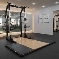 Plataforma de Entrenamiento de Fuerza con Soporte para Sentadillas de Acero Inoxidable para Gimnasio, Equipo de Gimnasio Comercial