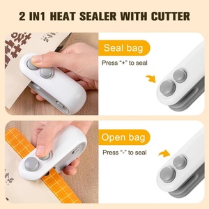 Sellador de Bolsas al Vacío, Nuevo Sellador de Bolsas Mini Recargable por USB con Cortador para Bolsas de Plástico de Aperitivos, Mantiene los Alimentos Frescos - Product Image 4