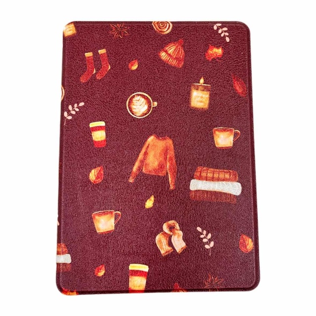 Folding Cover PU Leather Case with Sweater Weather Design Pattern for Kindle Paperwhite5 11th Gen 2021kindle case