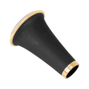 Fábrica al por mayor <span class=keywords><strong>de</strong></span> alta calidad Bb tono <span class=keywords><strong>clarinete</strong></span> negro tubo baquelita <span class=keywords><strong>campana</strong></span> incrustada con borde dorado con caja - Product Image 5