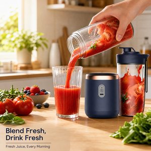 <span class=keywords><strong>Licuadora</strong></span> Portátil Mini Eléctrica para Smoothies de Frutas, Extractor de Jugos, Procesador de Alimentos con Cuchillas de Acero Inoxidable y Plástico PC para Uso Doméstico - Product Image 3