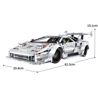 3970 pièces 10649 Série Super Voitures 1:8 LP5000 Blocs de Construction MOC Ensembles de Briques Jouet pour Enfants Cadeaux de Noël et d'Anniversaire pour Adultes Unisexe