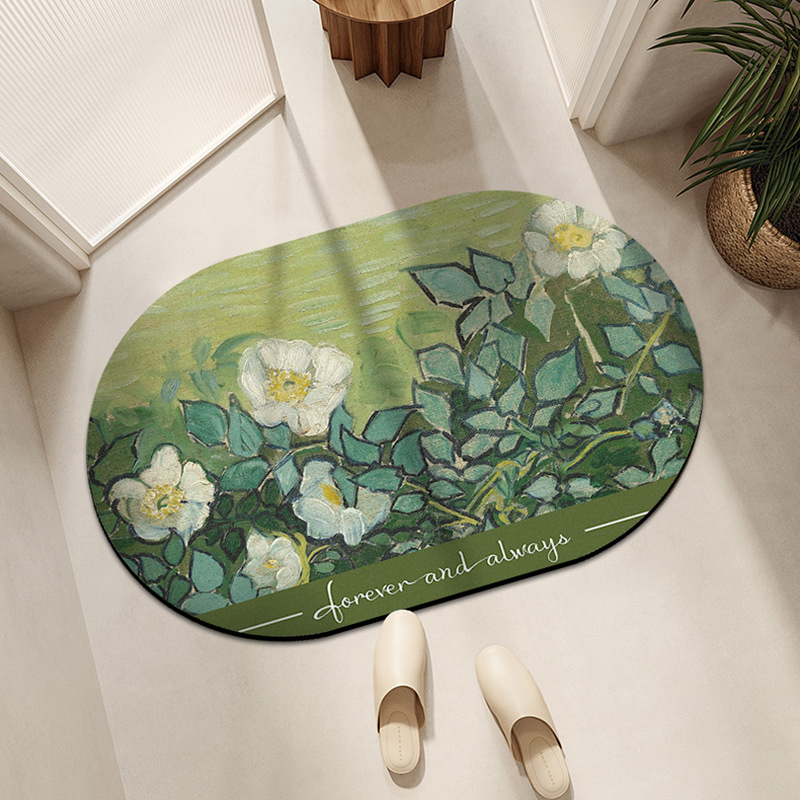 Ovale de rose sauvage