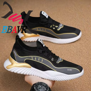Zapatillas Deportivas Transpirables para Hombre, Estilo Caminata, con Parte Superior de Malla de PU y Suela de Goma, Disponibles en Stock - Product Image 1