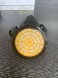 Bảo vệ đầy đủ đầu gắn nửa mặt vật liệu PVC đôi bể lọc khí mặt nạ Hộp mực duy nhất Mặt nạ 303 bụi mặt nạ - Product Image 4