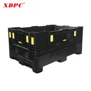 XDPC 1680x1140x760mm plastik katlanabilir palet kutuları meyve ve sebzelerin taşınması için palet tahıl kutusu