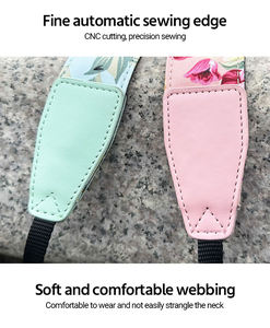 Groothandel op maat gemaakte lederen polyester zeefdruk verstelbare lengte afneembare milieuvriendelijke hoogwaardige universele camerariem - Product Image 6