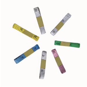 เทปวัดตัวแบบม้วนเก็บอัตโนมัติ สีสันสดใส 1.25 ม. เทปผ้าสองหน้า สำหรับงานเย็บผ้าและงานฝีมือ - Product Image 4