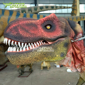 Disfraz de Dinosaurio para Adultos <span class=keywords><strong>con</strong></span> Patas Ocultas para Caminar y Montar - Product Image 6