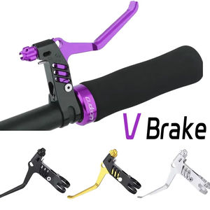Palanca <span class=keywords><strong>de</strong></span> <span class=keywords><strong>Freno</strong></span> V Ultraligera, Palanca <span class=keywords><strong>de</strong></span> <span class=keywords><strong>Freno</strong></span> Doble para Bicicleta, Palanca <span class=keywords><strong>de</strong></span> <span class=keywords><strong>Freno</strong></span> CNC Morada para Brompton, BMX, Shimano, Magura, <span class=keywords><strong>Tektro</strong></span> - Product Image 1