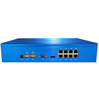 Contrôleur de système de stationnement intelligent 8 canaux avec prise en charge vidéo HD, système d'hôte Linux embarqué, gestion de caméras LPR/ANPR sans conducteur