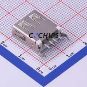 USB-255-BRWH150 USB Connector Through hole Component (THT) Connector Type-A USB 2.0 Female Through Hole - Product Image 2