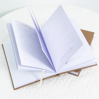Cuaderno A5 de Tapa Dura Personalizado al por Mayor, Agenda Cosida con Tela para Tiendas de Papelería, Patrón Grabado, Papel Ecológico