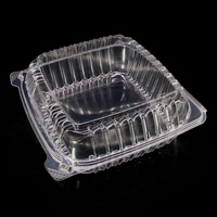 Boîtes à gâteaux transparentes en gros petit emballage en plastique pour gâteau sandwich oreiller biscuit boîte de 0.3mm d'épaisseur