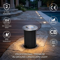 Lumière encastrée pour extérieur, résistante à la corrosion, étanche IP68, conforme CE Rohs, couleur automatique, pour jardin, parc, terrasse, escalier, encastrée dans le sol