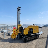 Compacteur solaire sur chenilles, moteur, pompe, moteur, composants centraux pour centrale photovoltaïque, installation au sol-Pilote de pile solaire