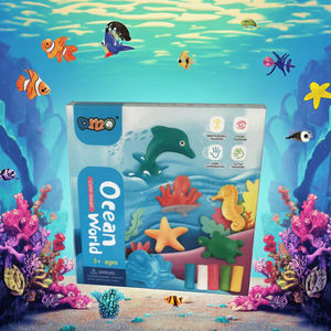 Juego de masa de modelado de 6 temas (30 paquetes)-No tóxico y seguro para niños-Serie Ocean/Farm/Fruit/Food - Product Image 6