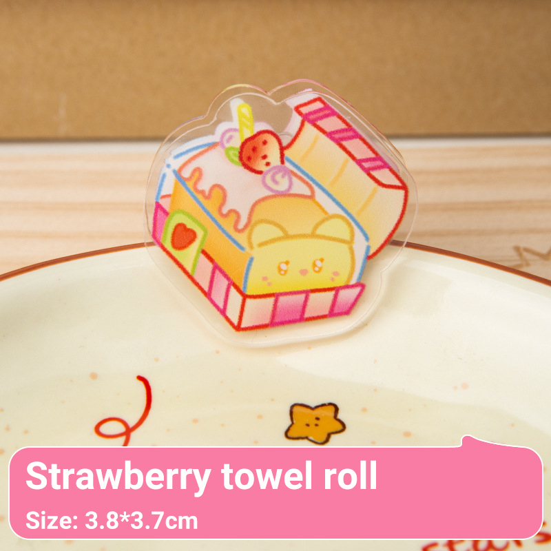 Strawberry towel roll
