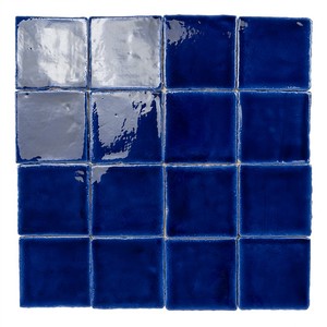 Carrelage mural et de sol en céramique émaillée bleue Vitri Cobalt 10x10 - Product Image 1