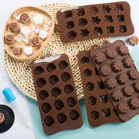 Moule à gâteau en silicone de qualité alimentaire, écologique, en forme de nœud papillon, de cœur ou de fleur, avec logo personnalisé, couleur Pantone, modèle OEM, marque Q-4
